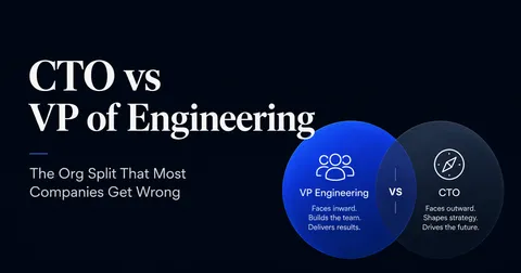CTO vs VP of Engineering: The Org Split That Most Companies Get Wrong