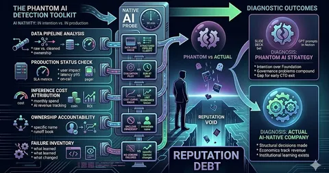 The Phantom AI Strategy: How to Tell in 30 Minutes if a Company Is Actually AI-Native
