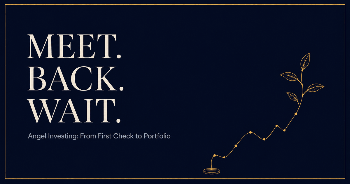 Angel Investing: From First Check to Portfolio