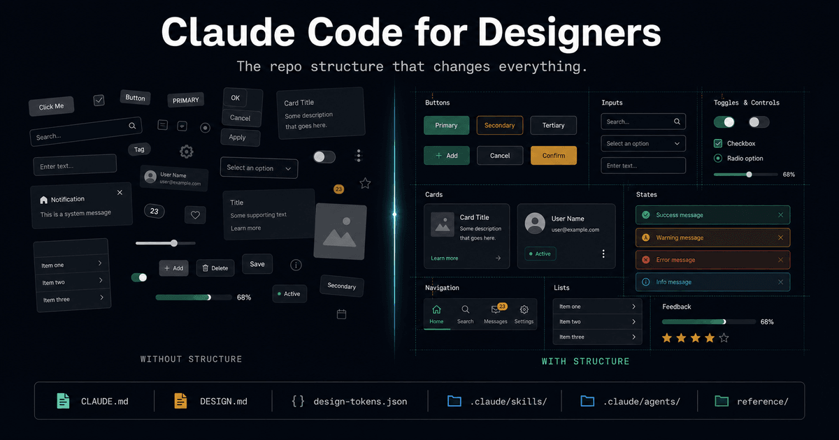 Claude Code for Designers: Why Most Still Aren't Using AI (and the Repo That Changes That)