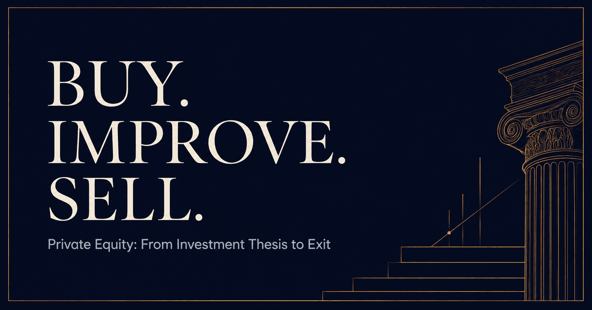Private Equity: From Investment Thesis to Exit